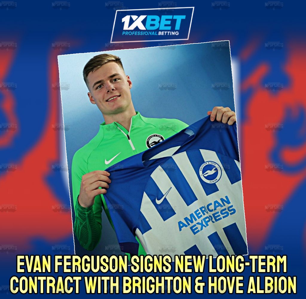 Evan Ferguson pens new contract with Brighton