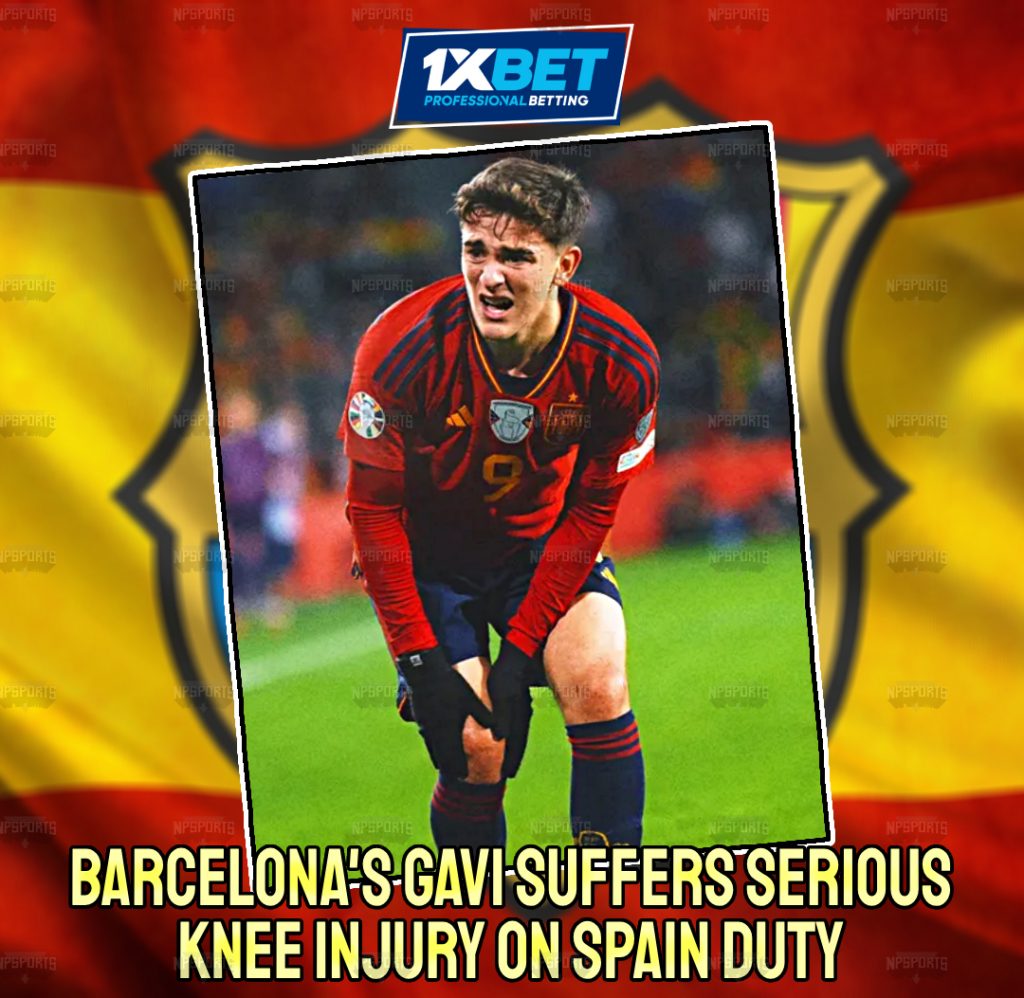 Gavi suffers a 'major knee injury' while on Spain duty