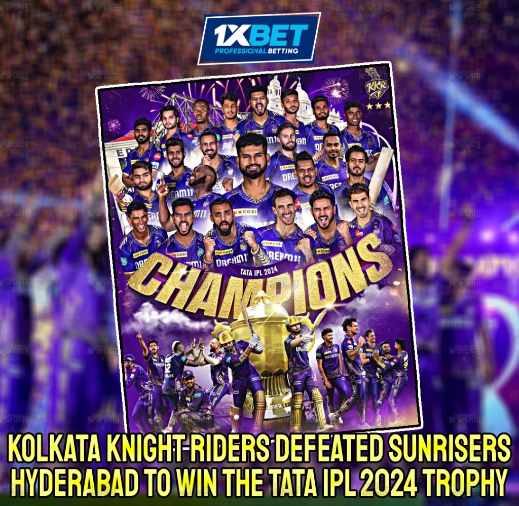 Kolkata Knight Riders crowned IPL 2024 Champions