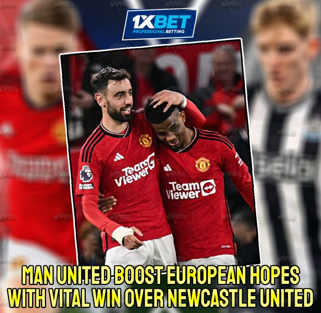 Manchester United keeps European chances alive with win over Newcastle